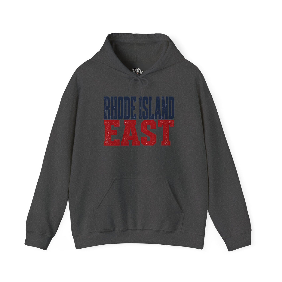Rhode Island East Unisex Hoodie State Name Graphic