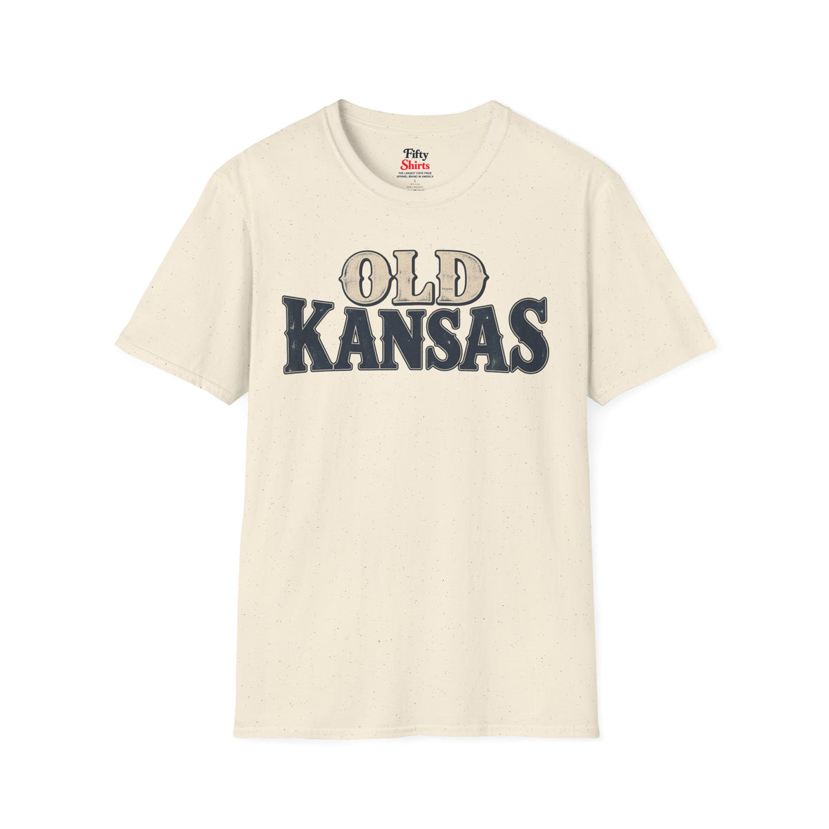 Old Kansas Unisex Softstyle T Shirt State Name Graphic Tee