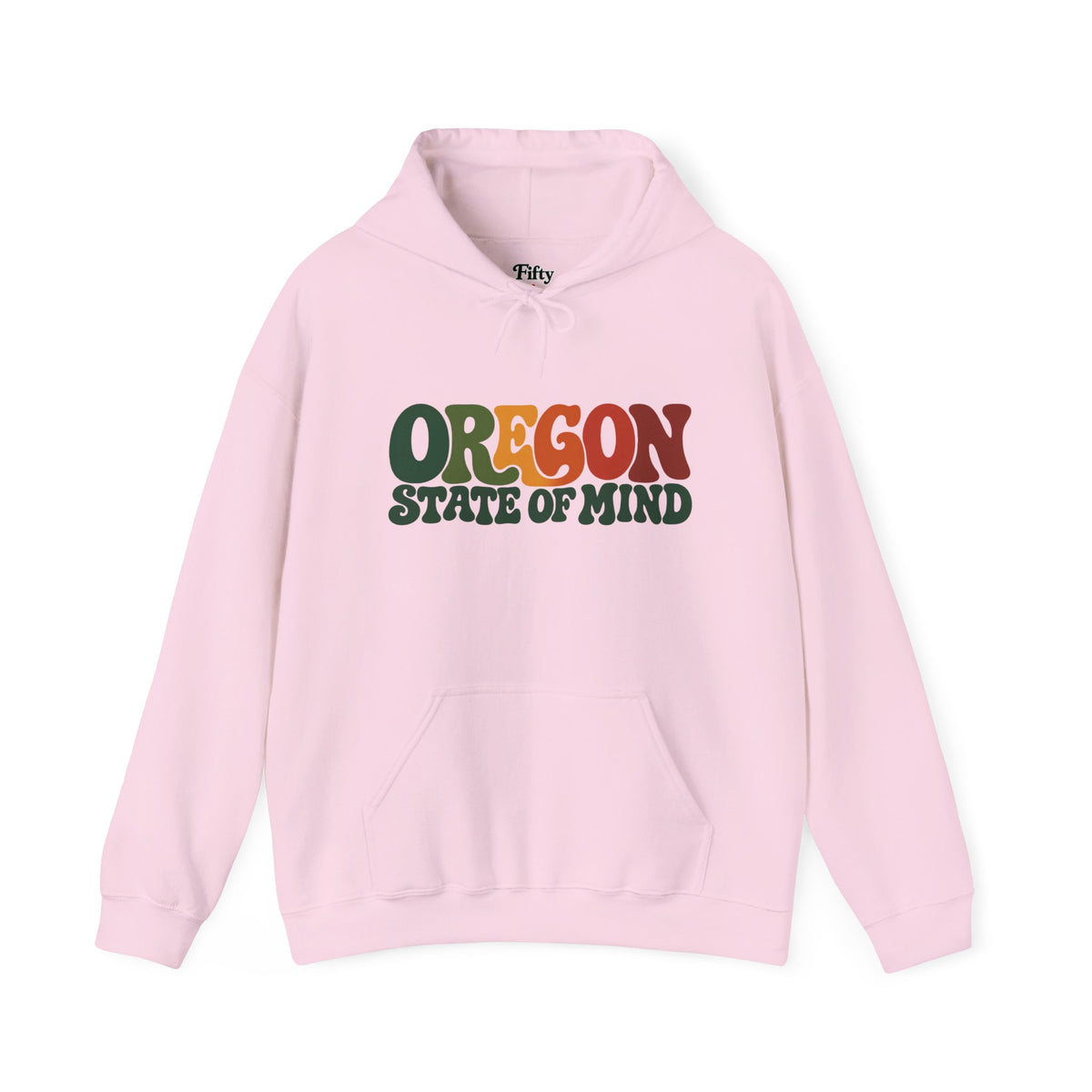 Oregon State of Mind Unisex Hoodie State Name Graphic