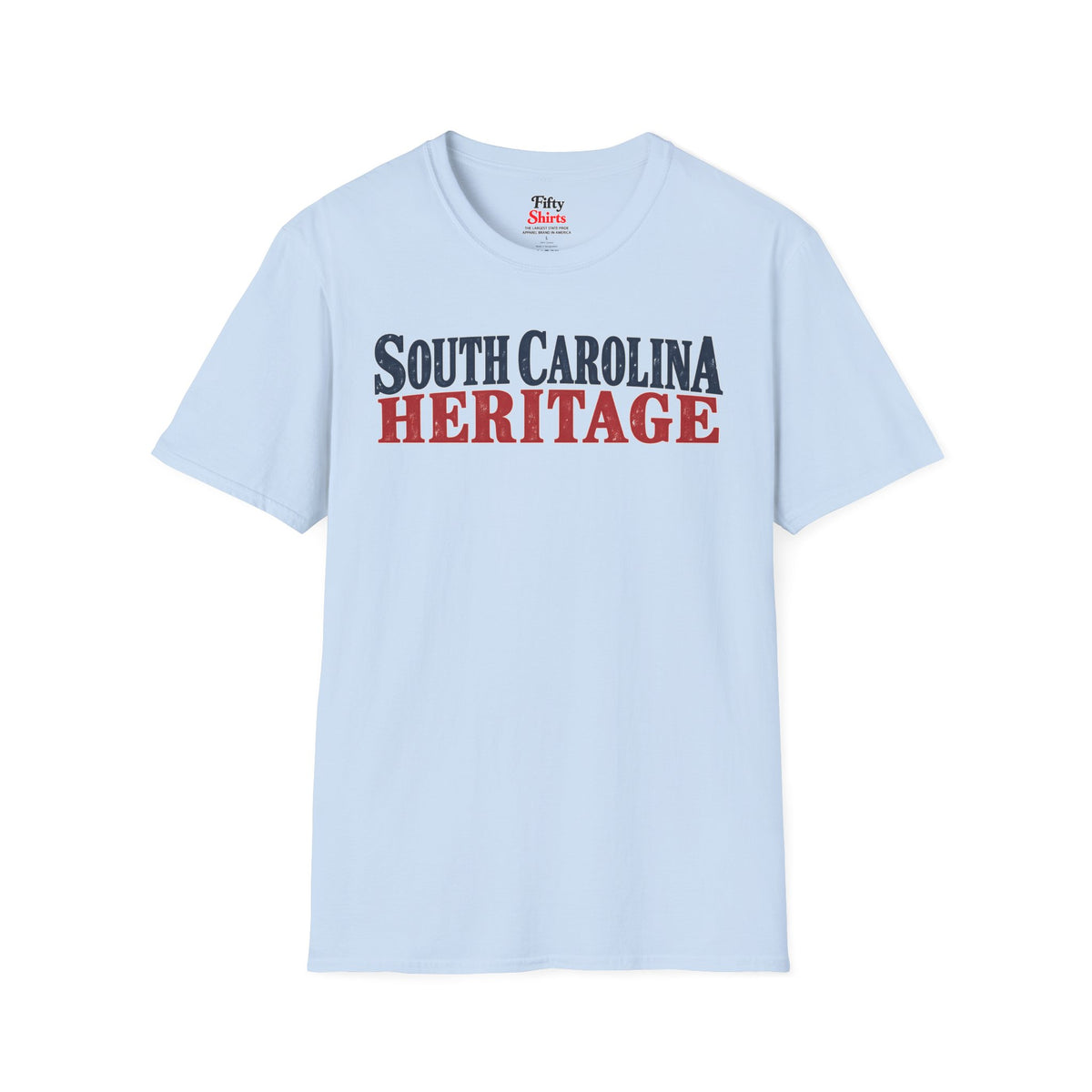 South Carolina Heritage Unisex Softstyle T Shirt State Name Graphic Tee