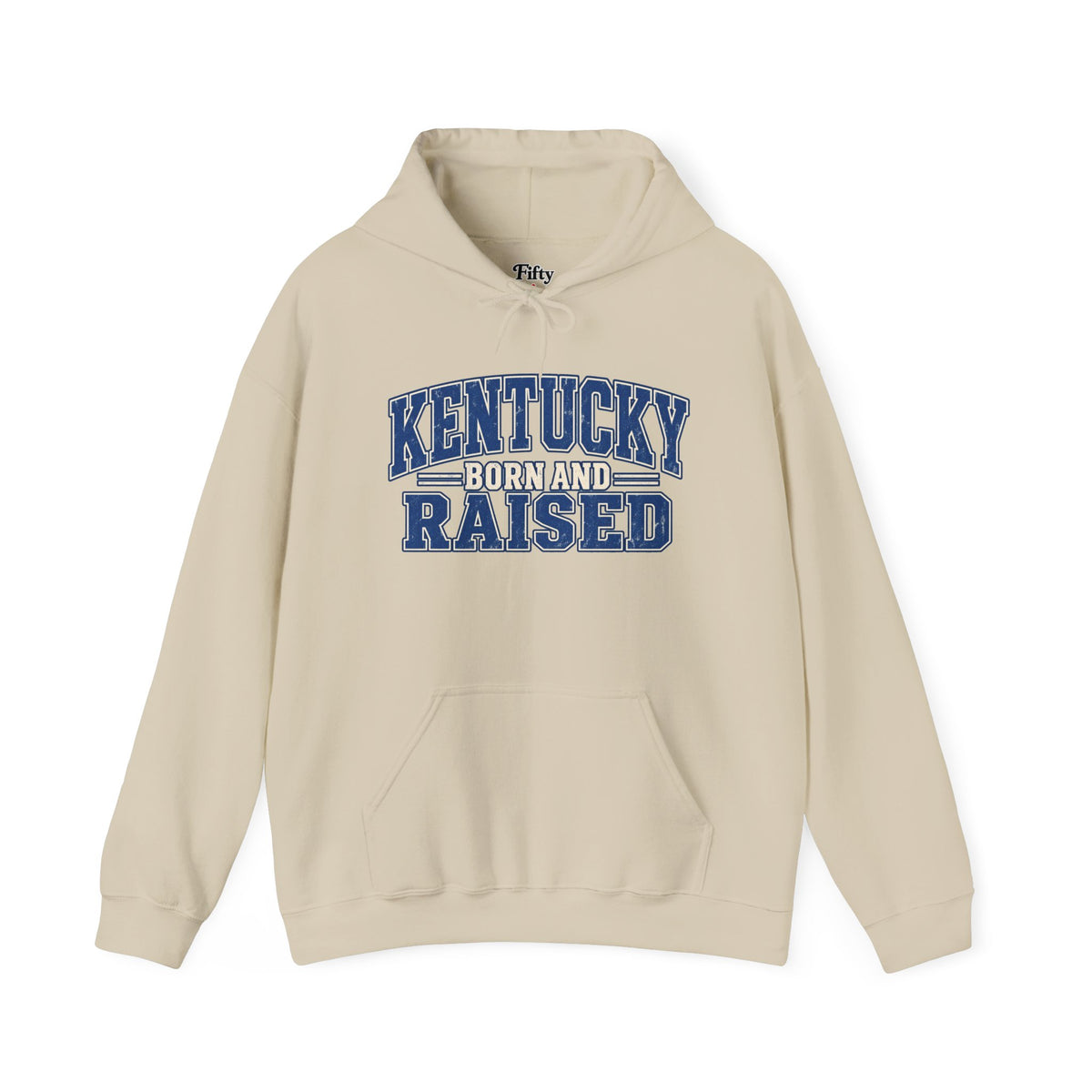 Kentucky Born and Raised Bluegrass Unisex Hoodie Graphic