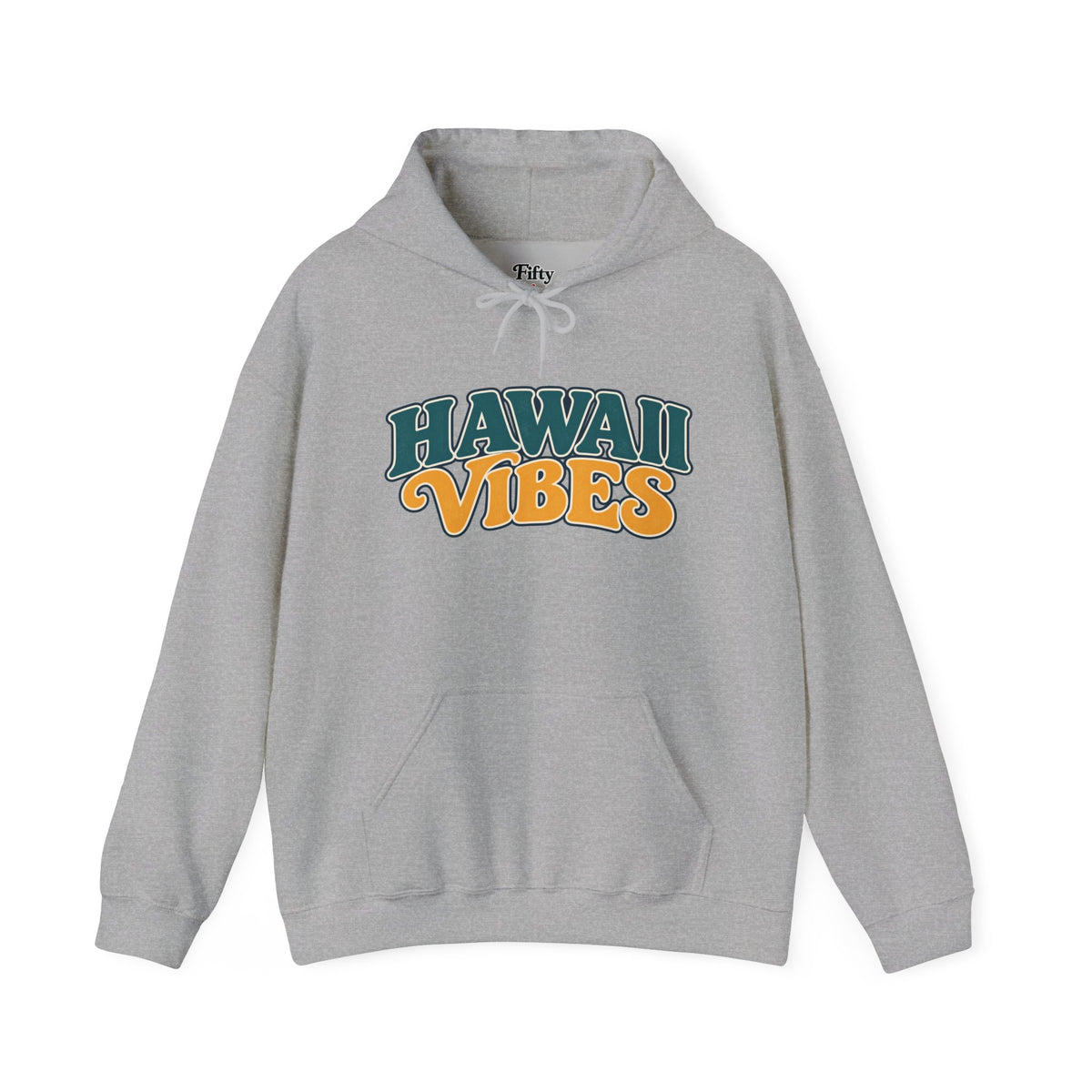 Hawaii Vibes Unisex Hoodie State Name Graphic
