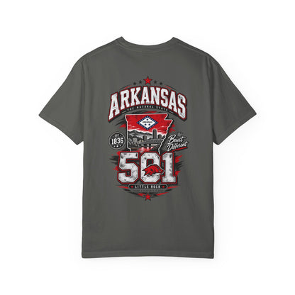 Arkansas 501 Unisex Comfort Color 1717 Streetwear Graphic Tee
