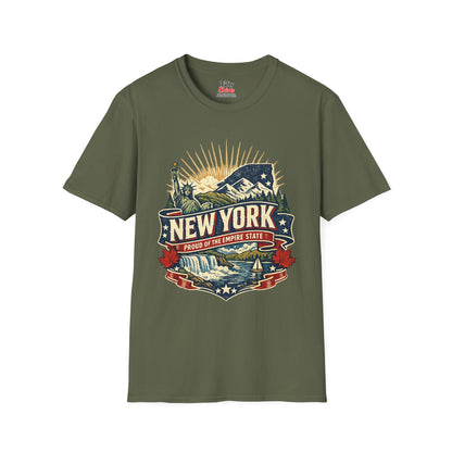 New York Pride Unisex Softstyle T Shirt State Pride Graphic Tee Collections FS03