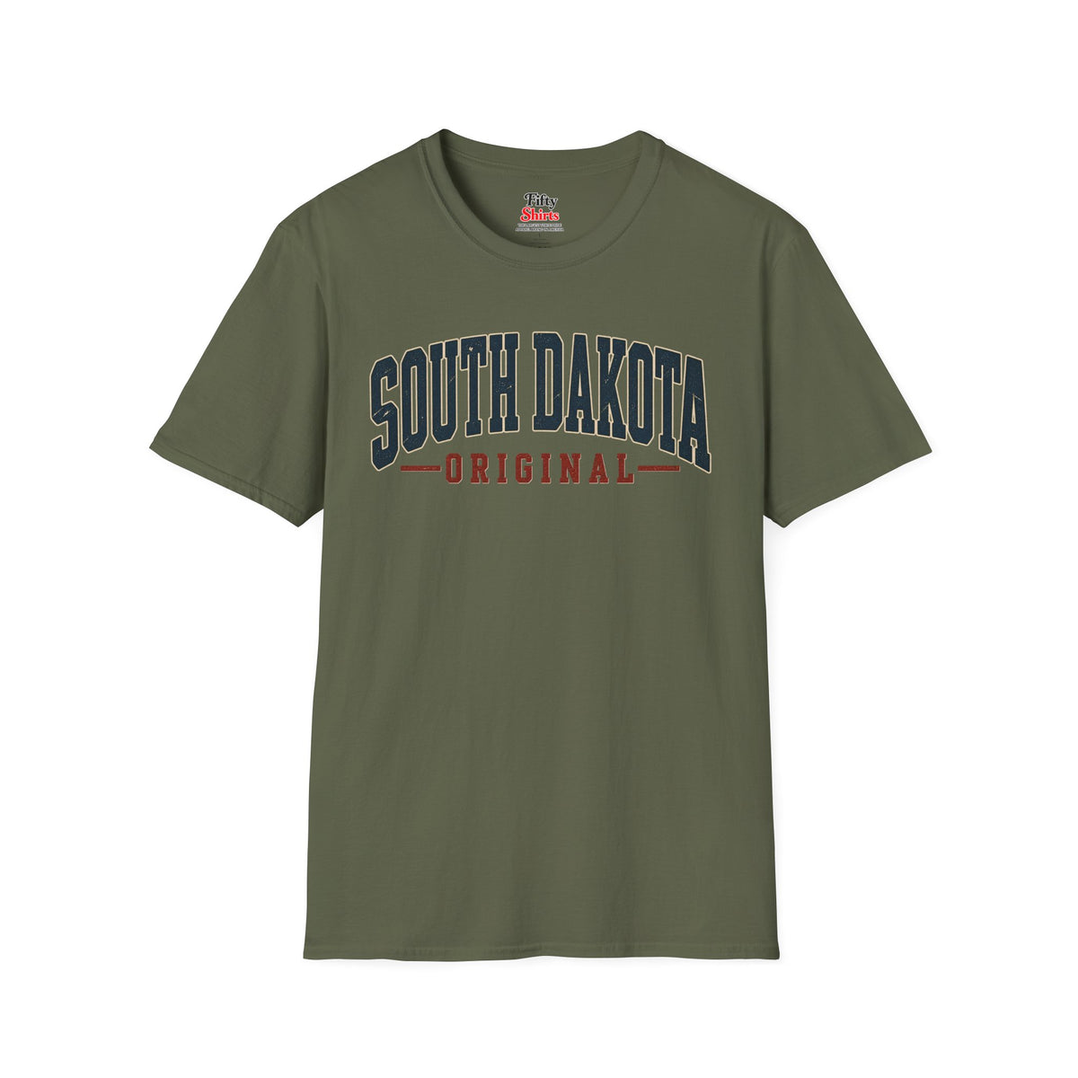 South Dakota Original Unisex Softstyle T Shirt State Name Graphic Tee