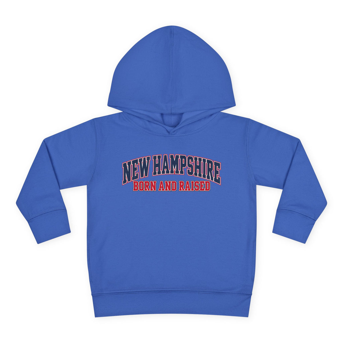New Hampshire Born and Raised Premium Collegiate Unisex Pullover Fleece Hoodie