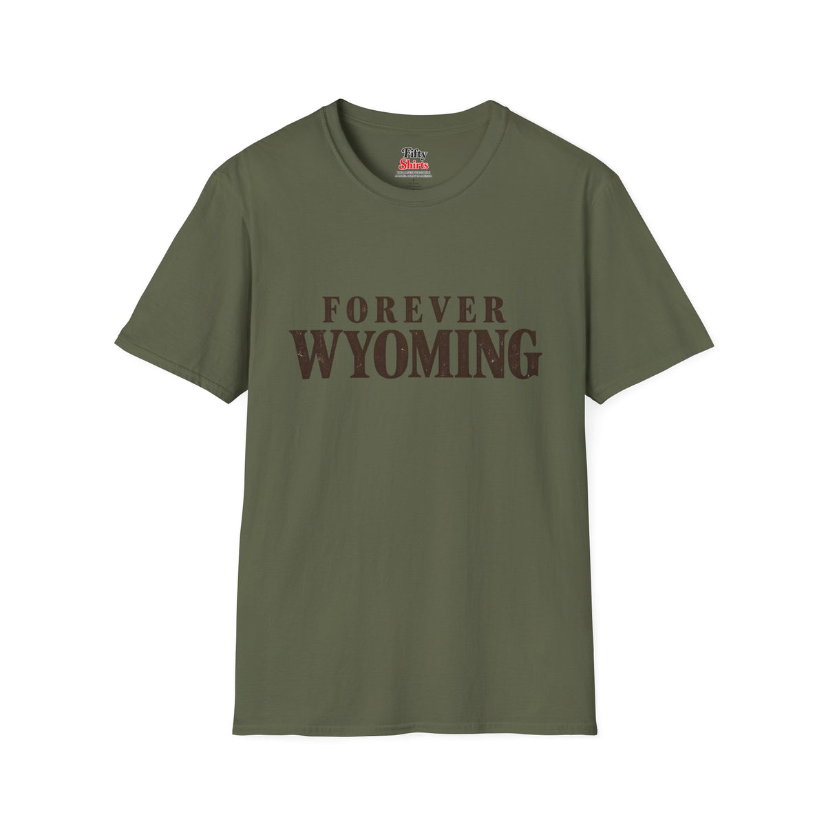 Forever Wyoming Unisex Softstyle T Shirt State Name Graphic Tee