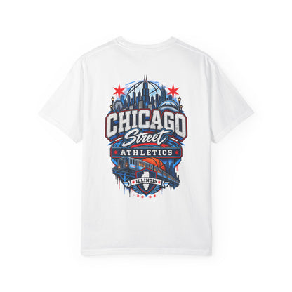 Chicago Illinois Street Athletics Unisex Comfort Color 1717 Streetwear Graphic Tee