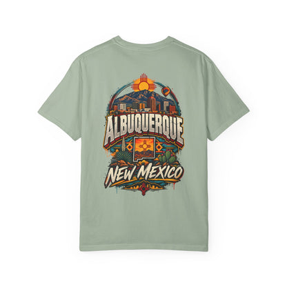 Albuquerque New Mexico Unisex Comfort Color 1717 Streetwear Graphic Tee