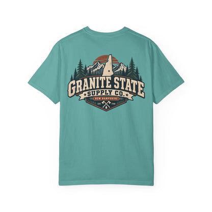 New Hampshire Granite State Supply Co Unisex Comfort Color 1717 Streetwear Graphic Tee