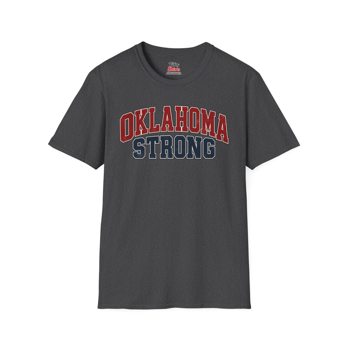 Oklahoma Strong Unisex Softstyle T Shirt State Name Graphic Tee