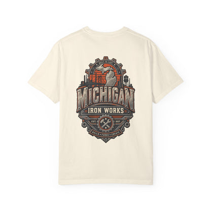 Michigan Iron Works Unisex Comfort Color 1717 Streetwear Graphic Tee