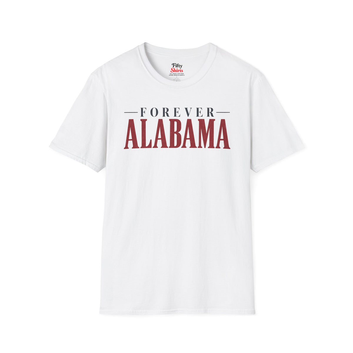 Forever Alabama Unisex Softstyle T Shirt State Name Graphic Tee