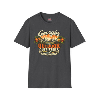 Georgia Outdoor Outfitters Unisex Softstyle T Shirt State Pride Graphic Tee Collections FS03