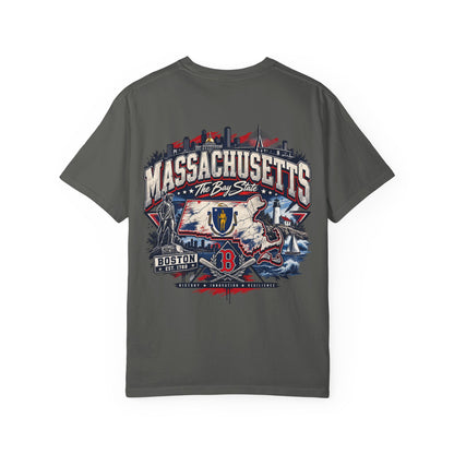 Massachusetts Street Legacy Unisex Comfort Color 1717 Streetwear Graphic Tee