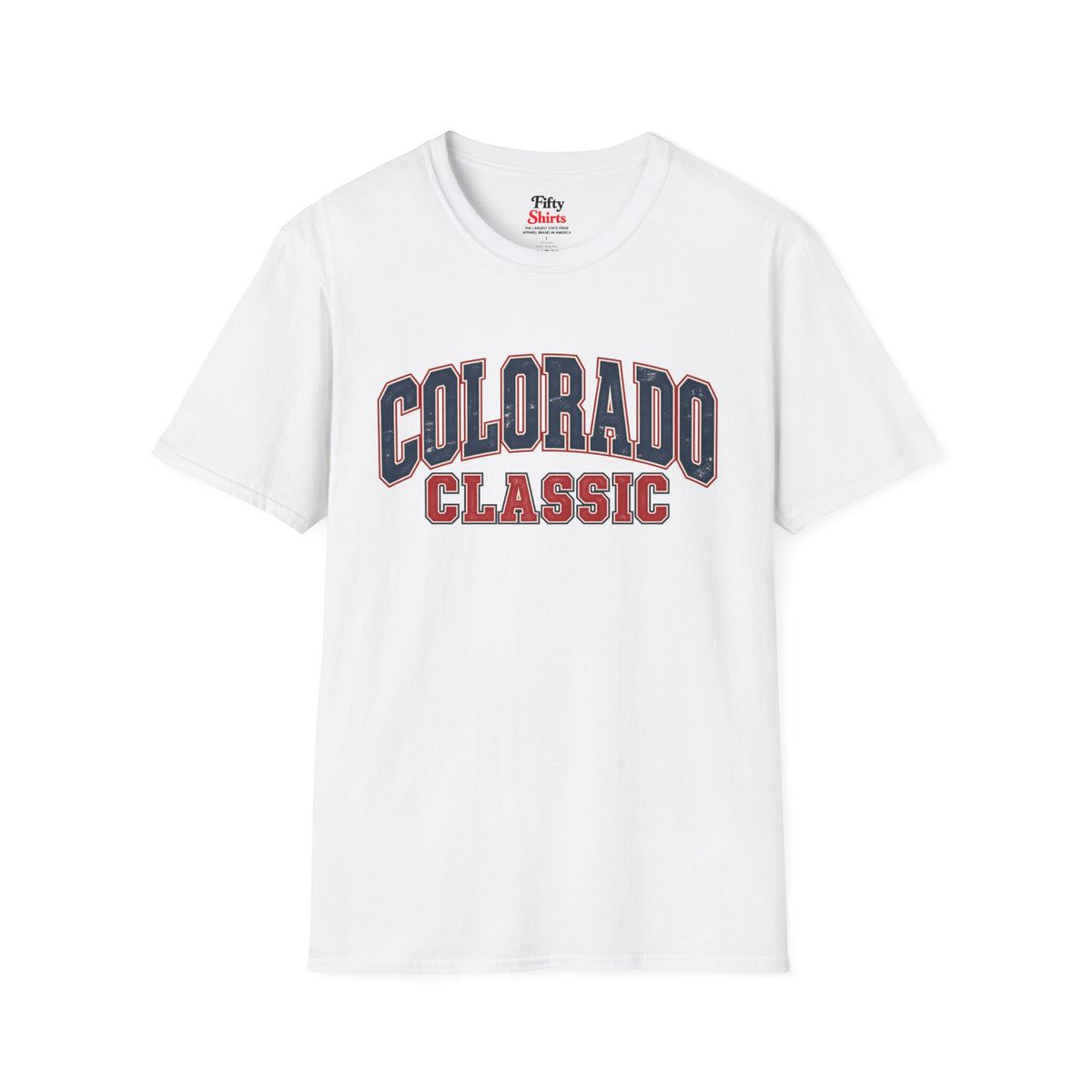 Colorado Classic Unisex Softstyle T Shirt State Name Graphic Tee