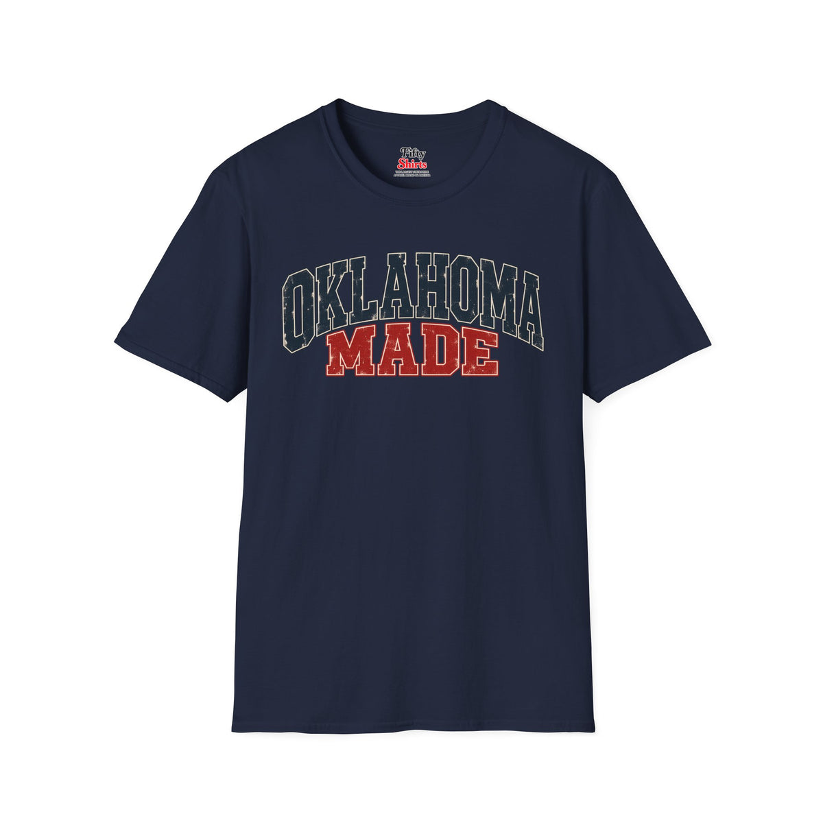 Oklahoma Made Unisex Softstyle T Shirt State Name Graphic Tee