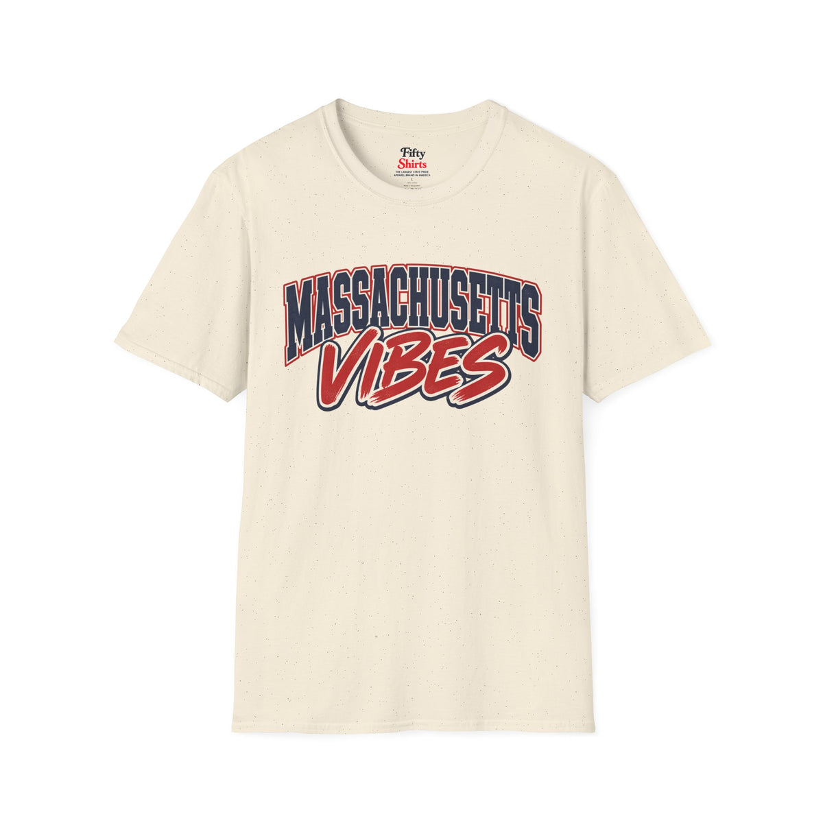 Massachusetts Vibes Unisex Softstyle T Shirt State Name Graphic Tee