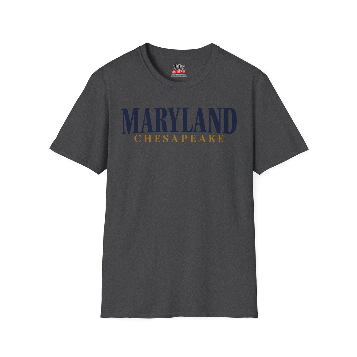Maryland Chesapeake Unisex Softstyle T Shirt State Name Graphic Tee