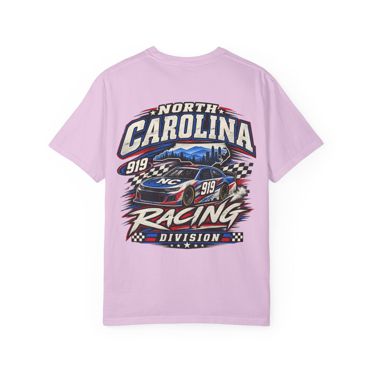 North Carolina Racing Division Unisex Comfort Color 1717 Streetwear Graphic Tee