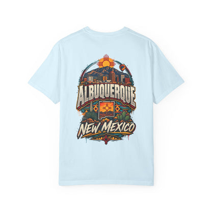 Albuquerque New Mexico Unisex Comfort Color 1717 Streetwear Graphic Tee