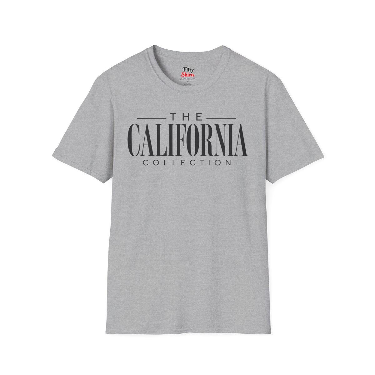 The California Collection Unisex Softstyle T Shirt State Name Graphic Tee