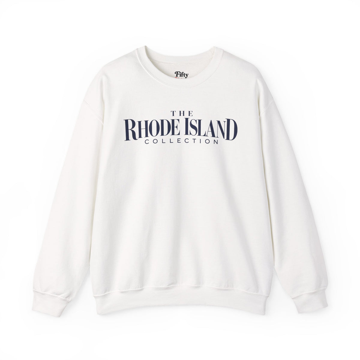 The Rhode Island Collection Unisex Crewneck Sweatshirt State Name Graphic