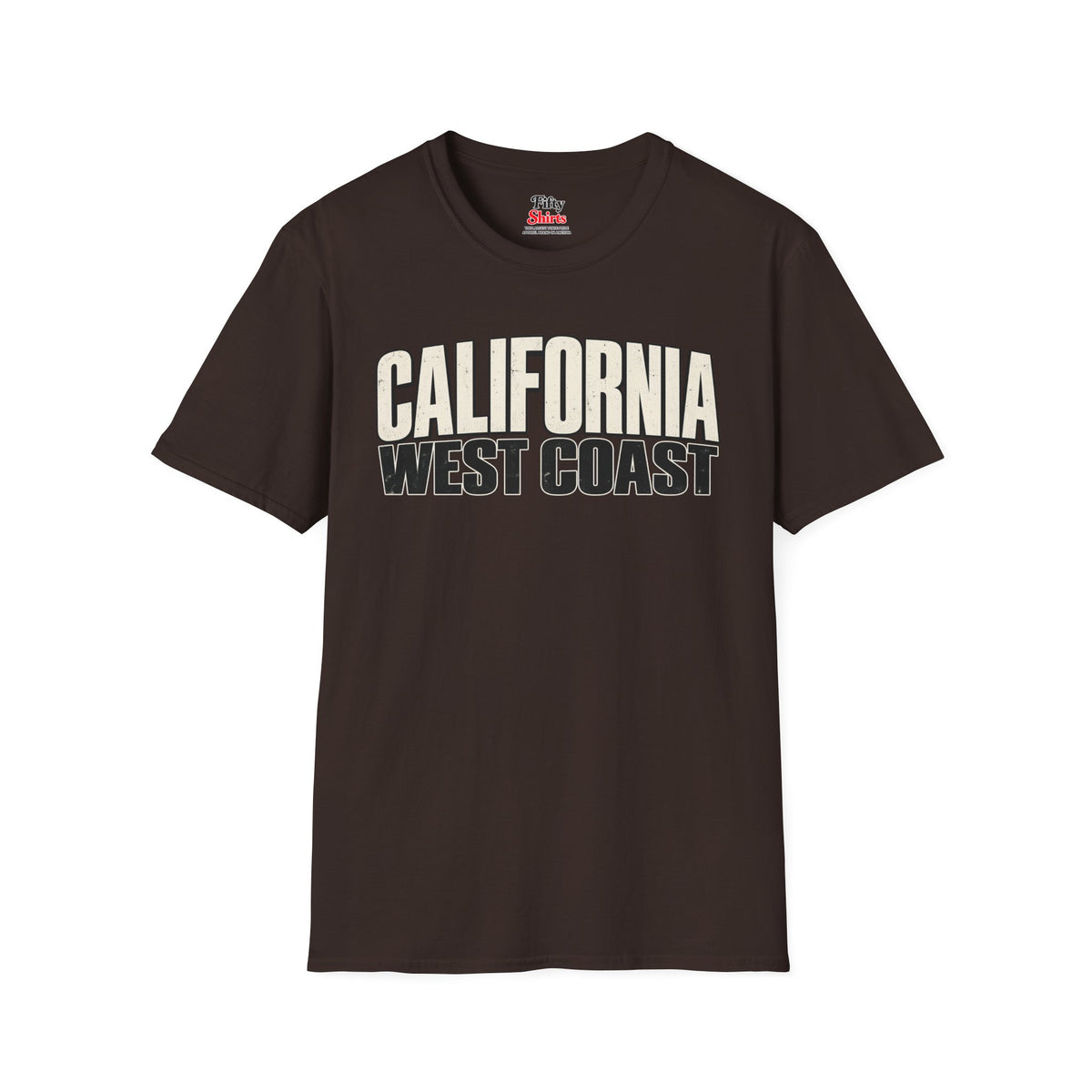 California West Coast Unisex Softstyle T Shirt State Name Graphic Tee