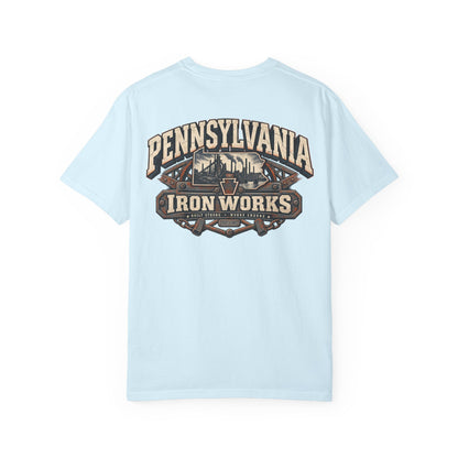 Pennsylvania Iron Works Unisex Comfort Color 1717 Streetwear Graphic Tee