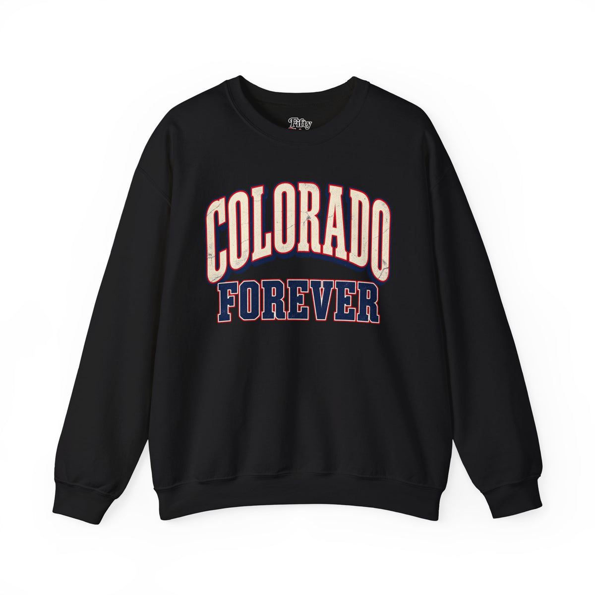 Colorado Forever Unisex Crewneck Sweatshirt State Name Graphic