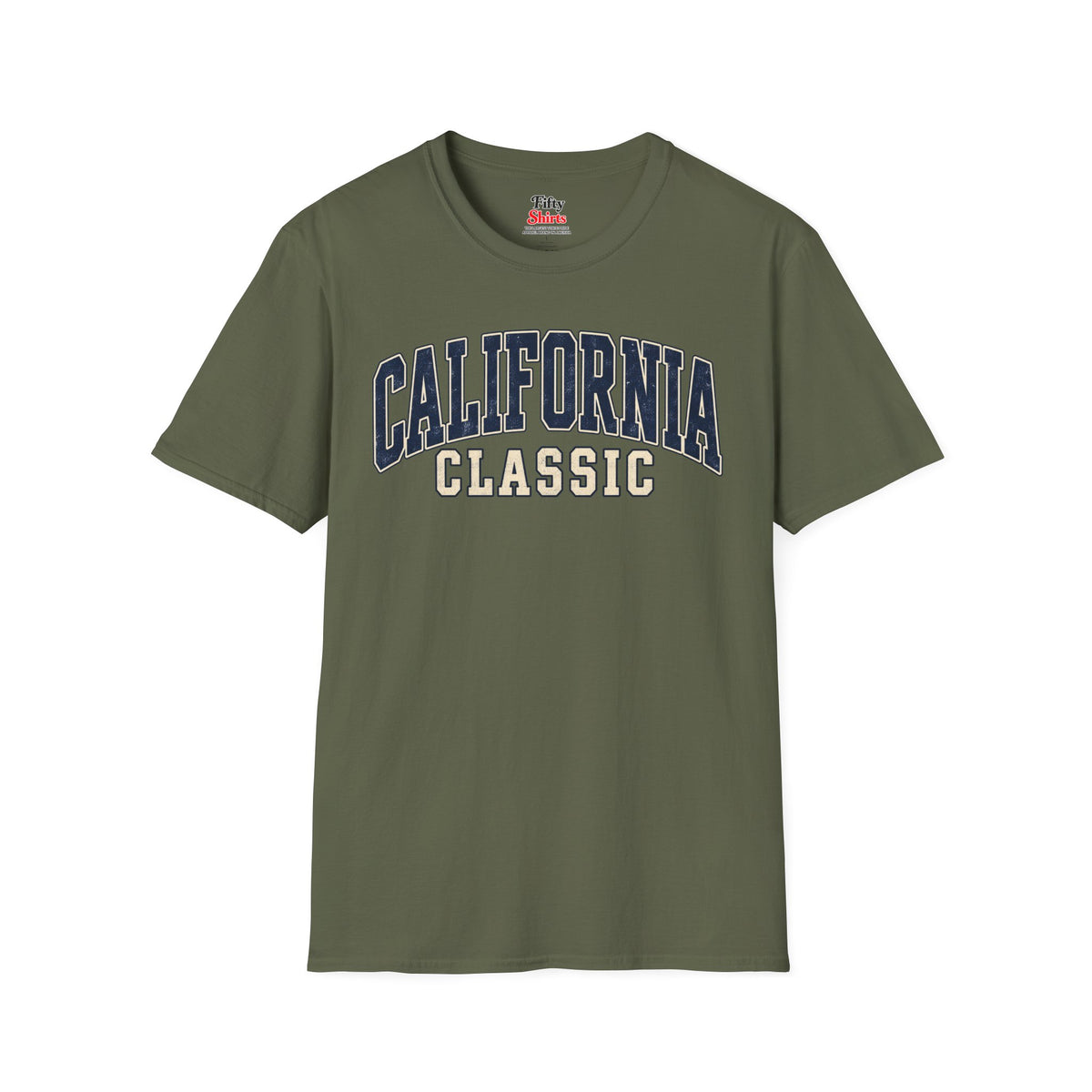California Classic Unisex Softstyle T Shirt State Name Graphic Tee