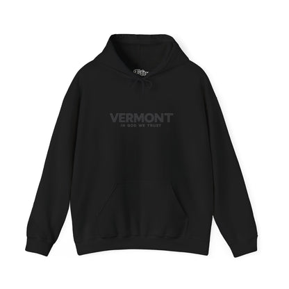 Vermont All State In God We Trust Unisex Hooded Sweatshirt