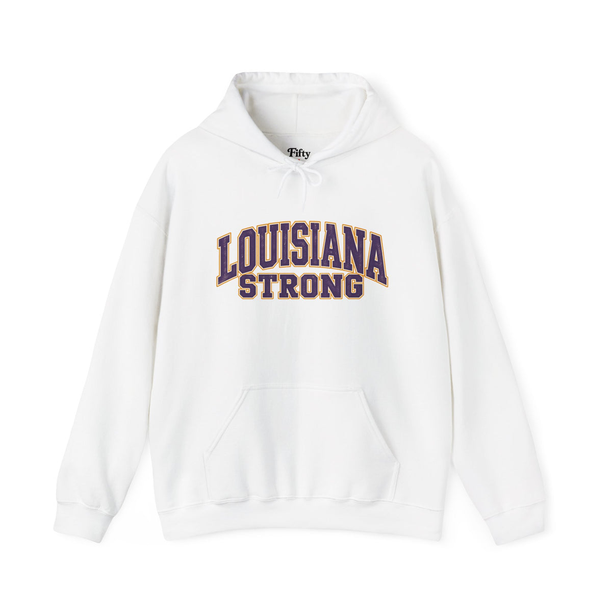 Louisiana Strong Unisex Hoodie State Name Graphic