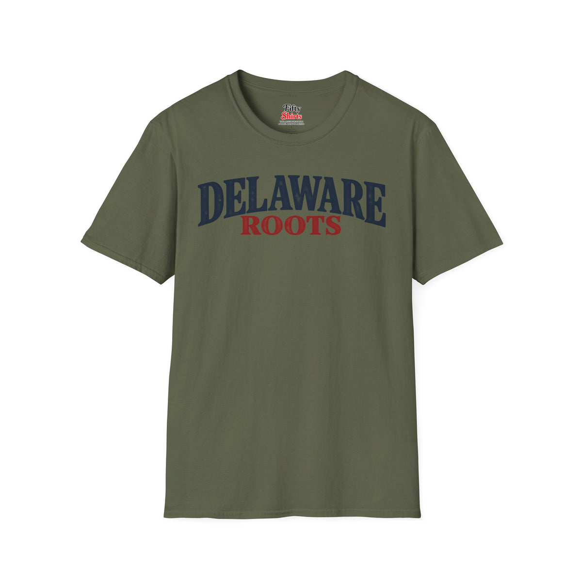 Delaware Roots Unisex Softstyle T Shirt State Name Graphic Tee