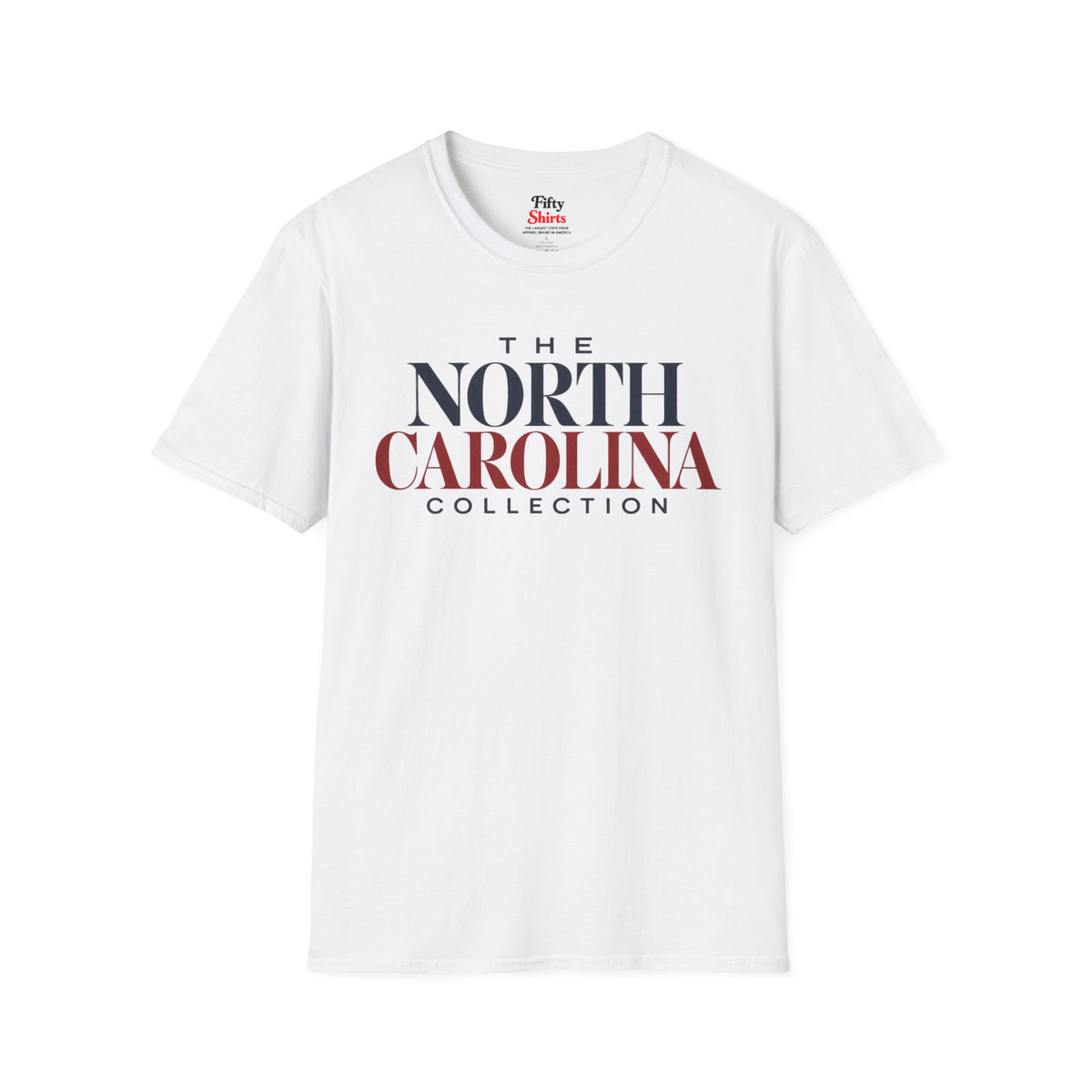 The North Carolina Collection Unisex Softstyle T Shirt State Name Graphic Tee