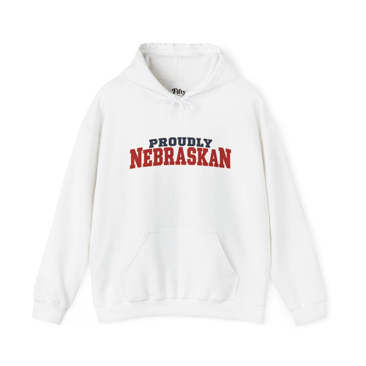 Proudly Nebraskan Nebraska Unisex Hoodie State Name Graphic