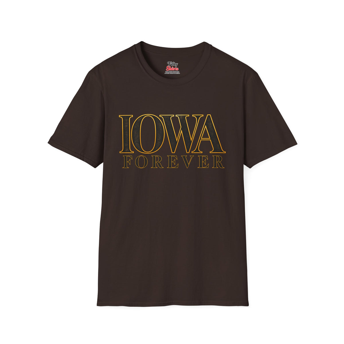 Iowa Forever Unisex Softstyle T Shirt State Name Graphic Tee