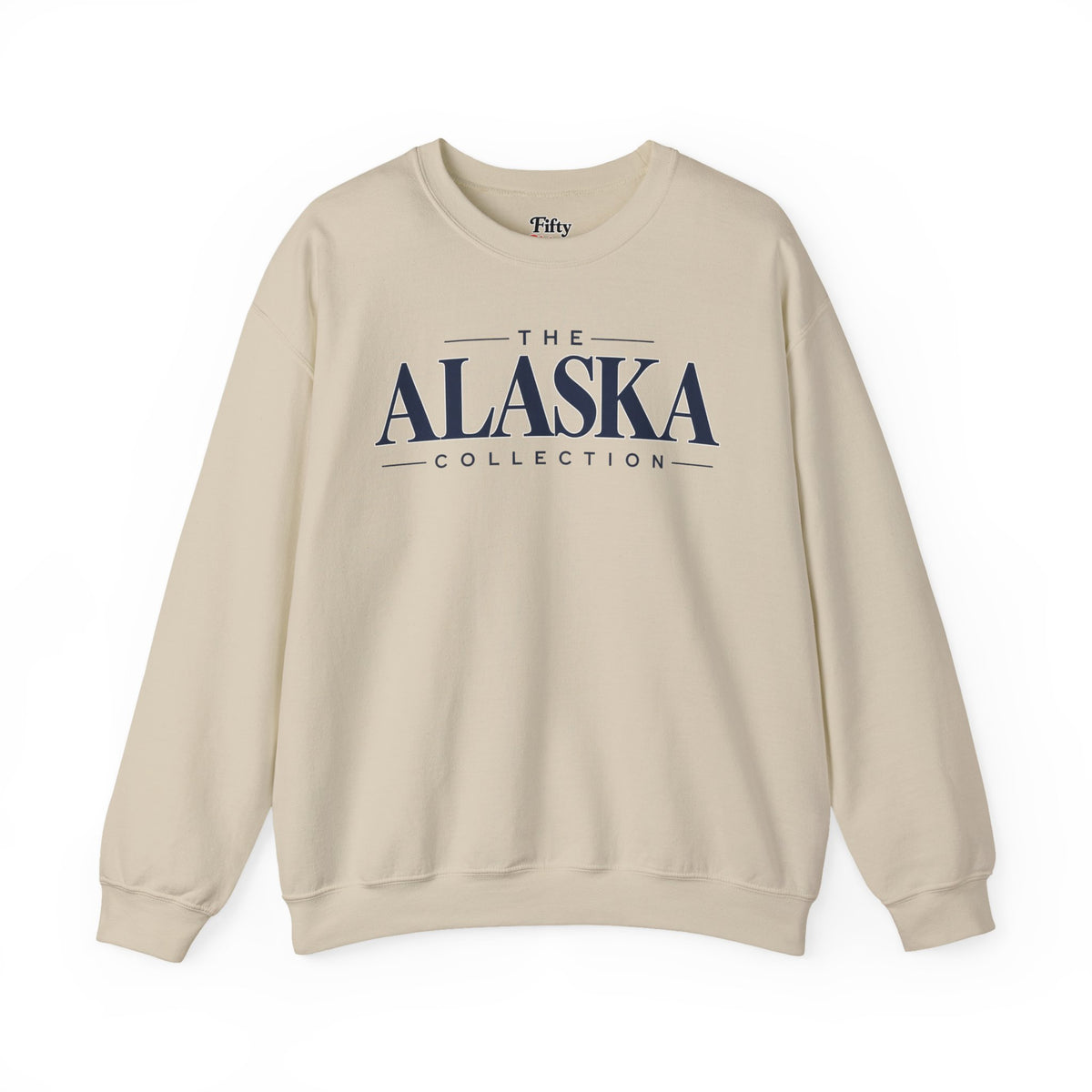 The Alaska Collection Unisex Crewneck Sweatshirt State Name Graphic