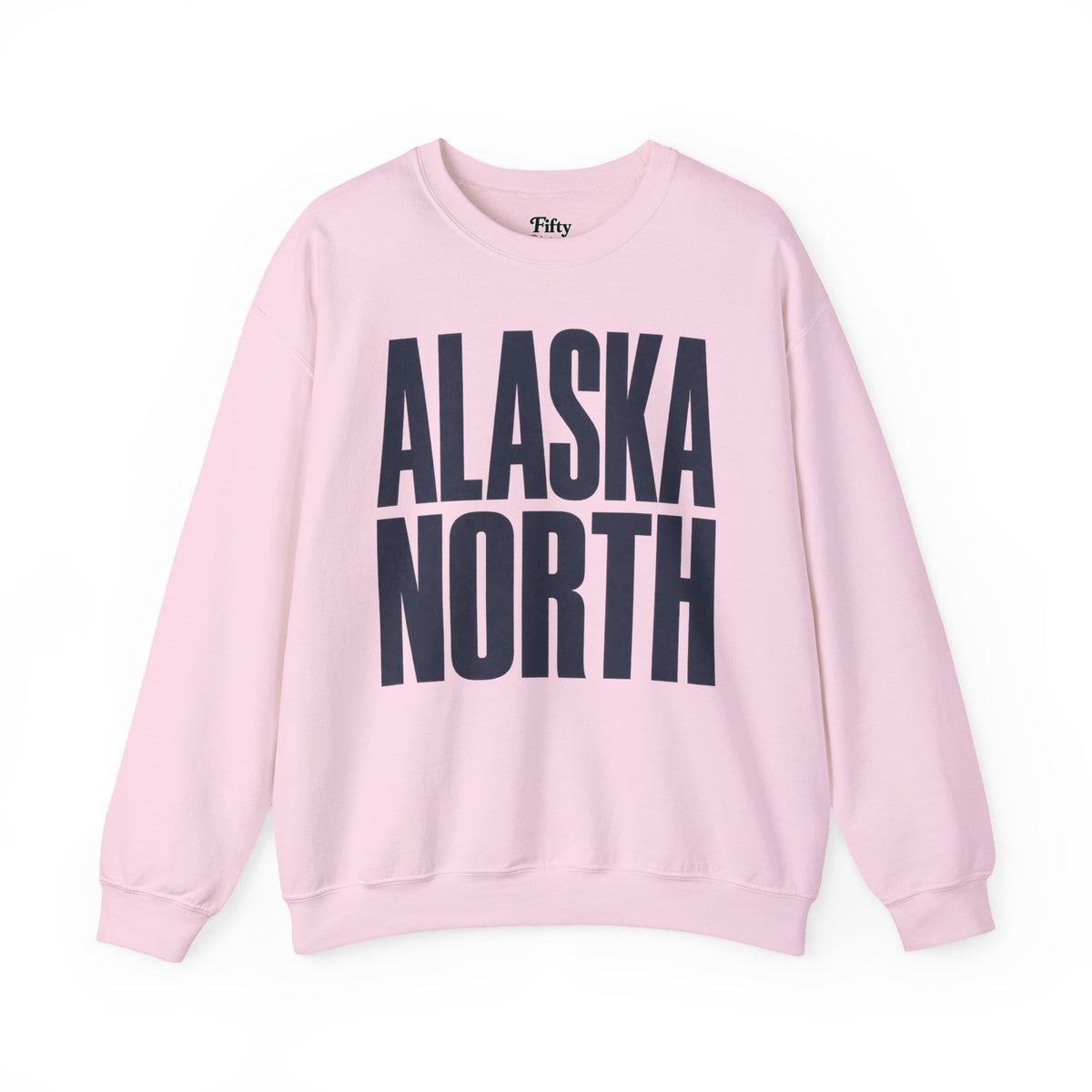 Alaska North Unisex Crewneck Sweatshirt State Name Graphic