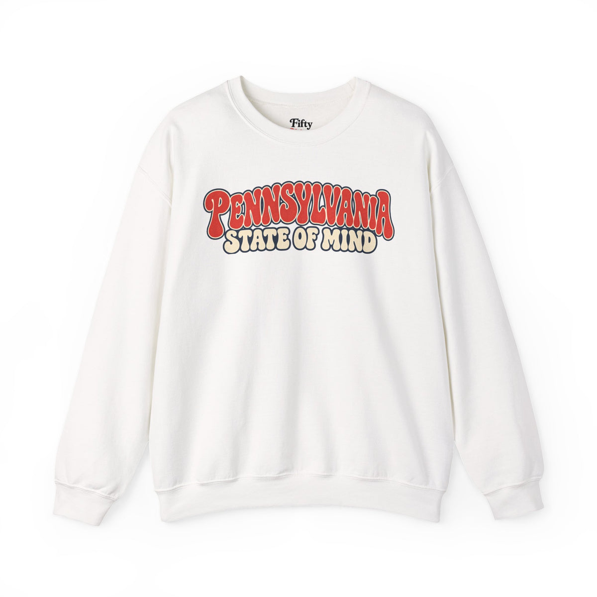 Pennsylvania State of Mind Unisex Crewneck Sweatshirt State Name Graphic