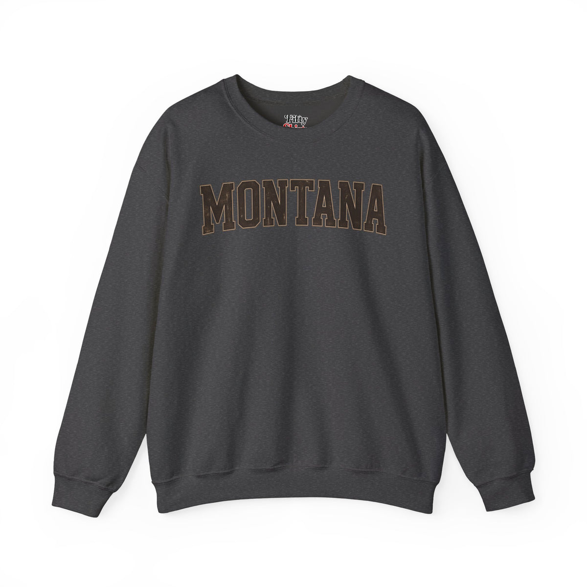 Montana Unisex Crewneck Sweatshirt State Name Graphic