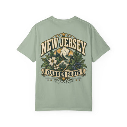New Jersey Garden Roots Unisex Comfort Color 1717 Streetwear Graphic Tee