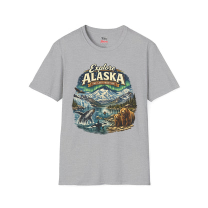 Explore Alaska Unisex Softstyle T Shirt State Pride Graphic Tee Collections FS03