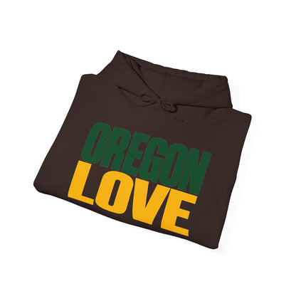 Oregon Love Unisex Hoodie State Name Graphic