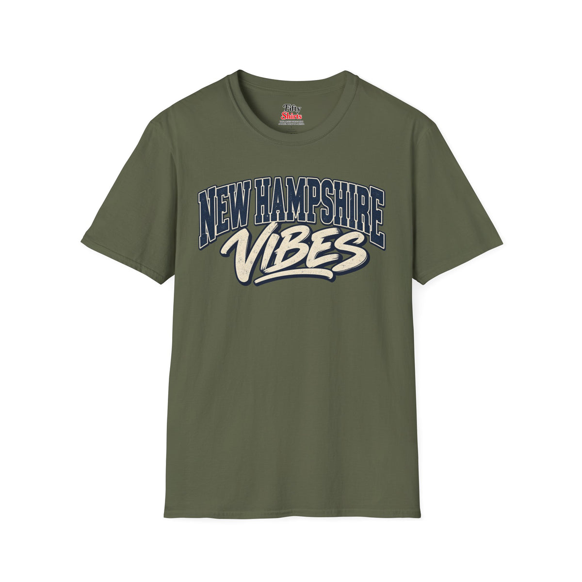 New Hampshire Vibes Unisex Softstyle T Shirt State Name Graphic Tee
