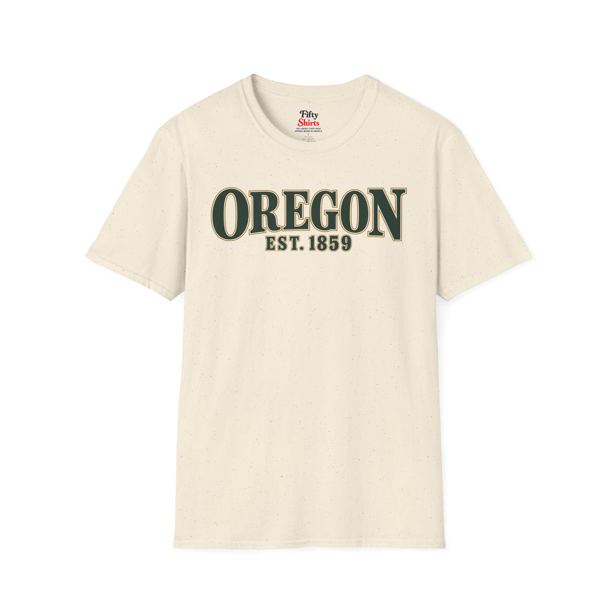 Oregon EST 1859 Unisex Softstyle T Shirt State Name Graphic Tee