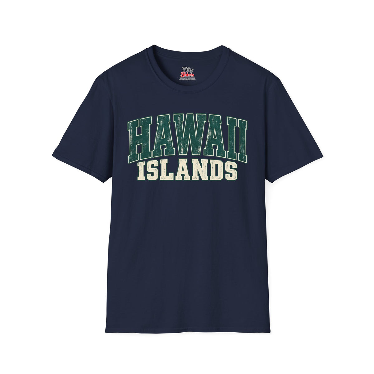 Hawaii Islands Unisex Softstyle T Shirt State Name Graphic Tee