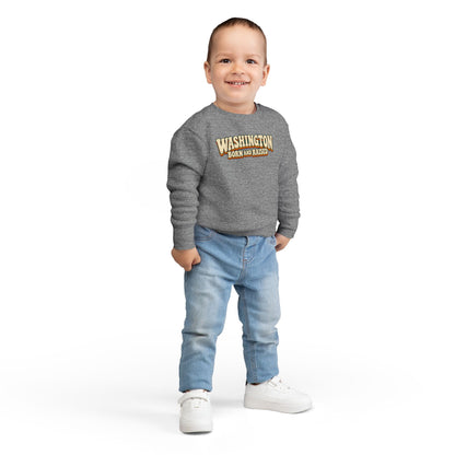 Washington Born and Raised Vintage 1970s Unisex Toddler Sweatshirt