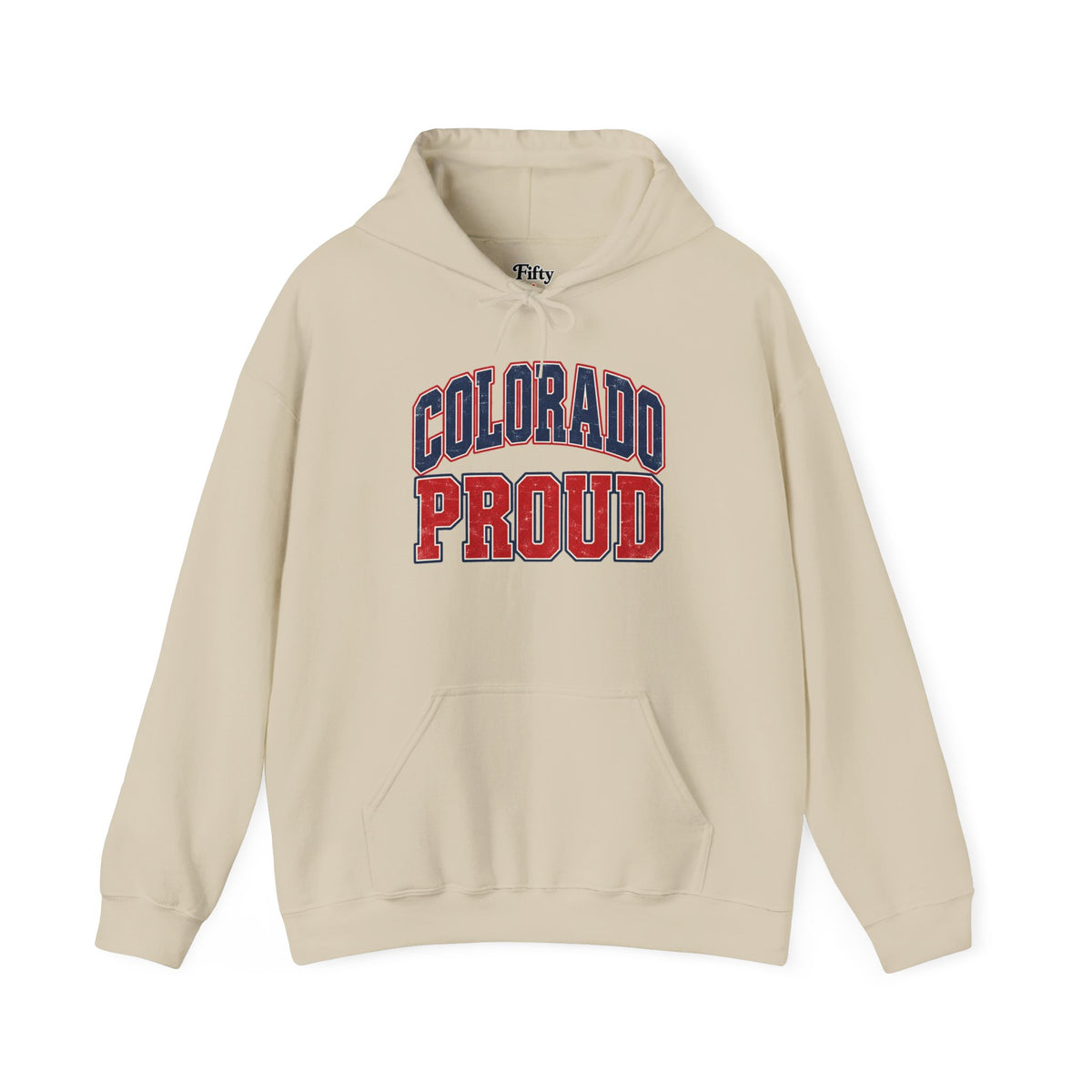Colorado Proud Unisex Hoodie State Name Graphic