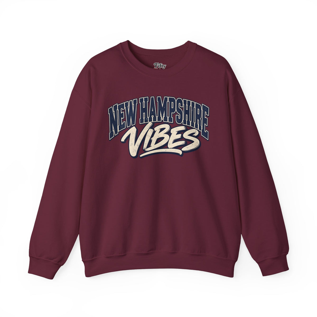New Hampshire Vibes Unisex Crewneck Sweatshirt State Name Graphic